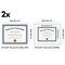 Americanflat 11x14 Diploma Frame - 8.5x11 with Mat or 11x14 without Mat - Certificate Frame for Displaying Documentation - Shatter Resistant Glass - Hanging Hardware